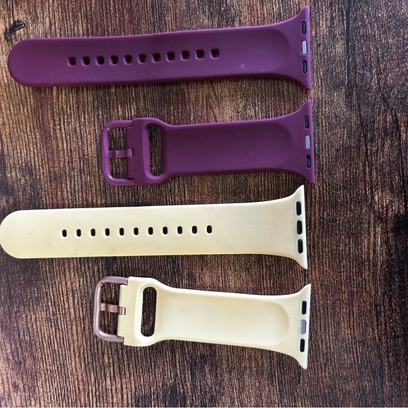 Apple Watch Bands, Yellow and Purple - Picture 2 of 2
